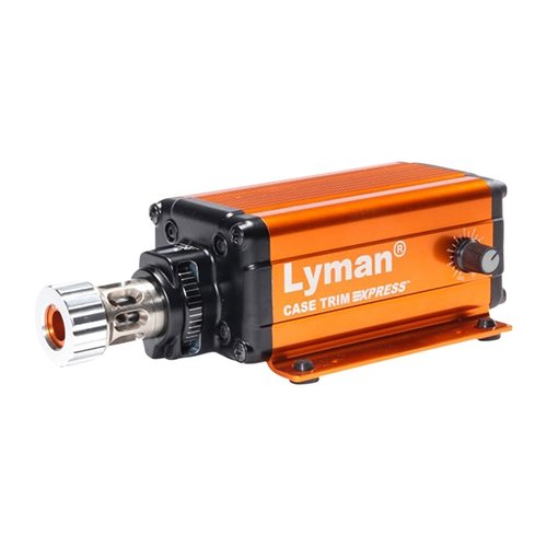 Entdecke den Lyman Brass Smith Case Trim Xpress für präzises Trimmen von Hülsen! ✂️ Trimme bis zu 15 Hülsen pro Minute mit Leichtigkeit.