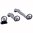 MARBLE ARMS RIFLE ADJUSTABLE PEEP SHORT BULLSEYE REAR SIGHT BLACK