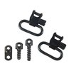 Entdecke die QUICK DETACH SWIVELS von UNCLE MIKES für deinen Ruger Model 44 Magnum Carbine! 🔄 Robuste Stahlkonstruktion für sicheren Halt.