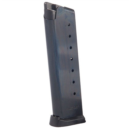 Entdecke die MEC-GAR 1911 .45 ACP Magazine mit 8 RND Kapazität. Hergestellt aus langlebigem Stahl, ideal für deine 1911! ✨