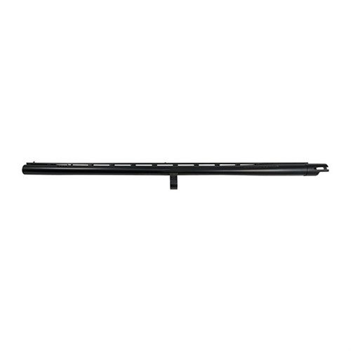 Entdecke den MOSSBERG Matte Blue 12 Gauge Lauf mit 28" Länge und Ported Design. Perfekt für dein nächstes Abenteuer! ✨