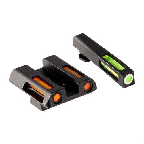 Entdecke die HIVIZ LiteWave H3™ Visiere mit Tritium für Glock! 🌟 Perfekte Sicht bei Tag und Nacht mit austauschbaren LitePipe-Stäben.
