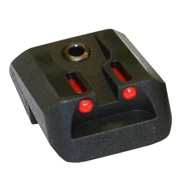 Entdecke die 1911 FIBER OPTIC REAR SIGHTS von NOVAK! 🔴 Ideal für Colt 1911, bieten sie schnelle Zielerfassung in jeder Situation.