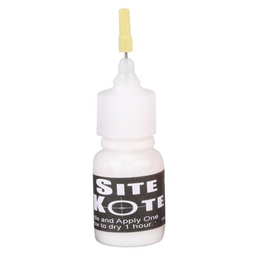 Verbessere deine Sicht mit SITE KOTE WHITE 🎯! Ideal für Wettkämpfe oder Jagd, einfach auftragen und in 60 Minuten trocknen lassen.