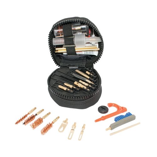 Reinige deine Handfeuerwaffen gründlich mit dem OTIS Deluxe LE Cleaning System 🛠️. Alles, was du brauchst, in einer praktischen Tasche!