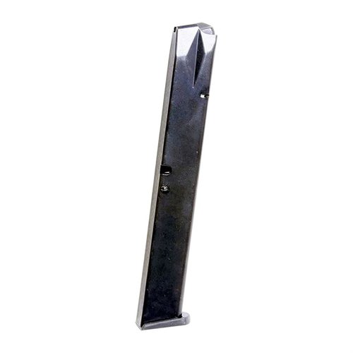 Entdecke das Beretta 92F Stahlmagazin mit 32 Schuss Kapazität für 9mm ✨. Robuste Bauweise und korrosionsbeständige Oberfläche für höchste Zuverlässigkeit.