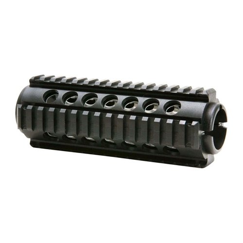 Schnell Zubehör am AR-15 Karabiner anbringen mit dem robusten Quad Rail Handguard! 🔧 Ideal für Lichter und Laser. Hol dir jetzt deinen!