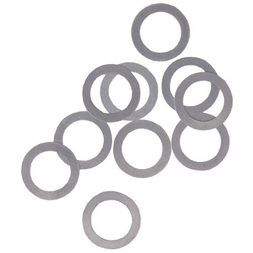Verbessere deine Colt oder Ruger® Single Action Revolver mit den POWER CUSTOM Gas Ring Shims. 🔧 10er-Pack für optimale Leistung!