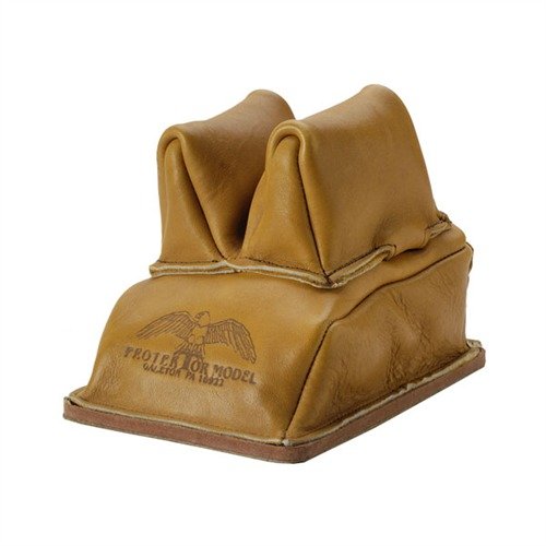 Entdecke die Heavy Bottom Rabbit Ear Rear Bag von PROTEKTOR! 🐇 Handgefertigt aus hochwertigem Leder für perfekten Halt beim Schießen.