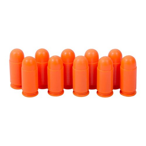 Entdecke die SAF-T-TRAINERS 9mm Makarov Dummy Rounds 🟠! Ideal für dein Sofortmaßnahmen-Training, sicher und unverwechselbar.