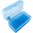 MTM CASE-GARD FLIP TOP RIFLE AMMO BOX 220 SWIFT-338 FEDERAL 50 RND BLUE