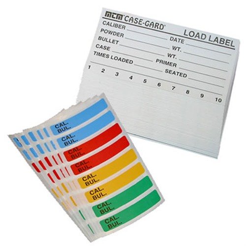 Behalte den Überblick mit den LOAD LABELS MTM CASE-GARD! 📦 50 Etiketten für deine Munitionsboxen – perfekt organisiert und farbcodiert!