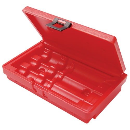 Entdecke die Deluxe 3-Die Storage Box von Forster! 🛠️ Perfekt für Bench Rest Die Sets und Ultra Mag Dies. Halte deine Dies organisiert!