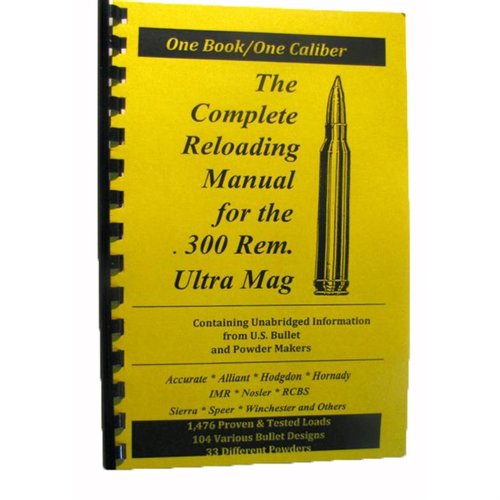Entdecke das LOADBOOK-300 für Remington Ultra Magnum! 📘 Perfekt für Einsteiger und Profis, mit aktuellen Infos zu Geschossen und Pulvern.