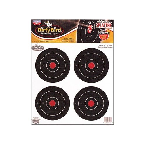 Entdecke die DIRTY BIRD 5.5" Targets 🎯 von Birchwood Casey – ideal für präzises Schießen drinnen und draußen! Top Preis-Leistungs-Verhältnis!