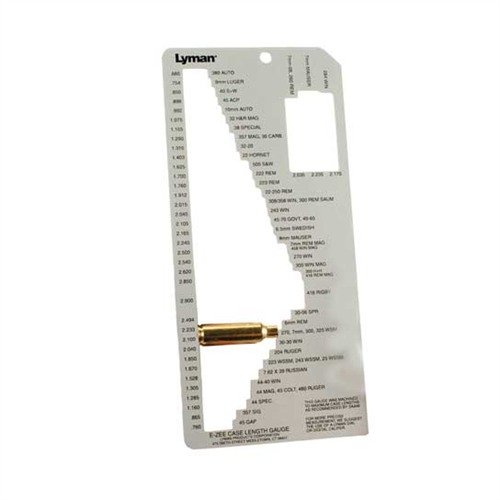 Mit dem E-ZEE Case Gauge II von Lyman kannst du Hülsenlängen präzise messen. 🔍 Ideal für über 70 gängige Gewehr- und Pistolenhülsen!