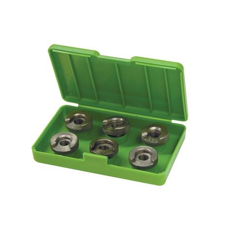 Entdecke das Redding Shellholder Set mit 6 beliebten Haltern! Ideal für deine Reloading-Projekte. ✨ Hol dir jetzt die besten Hülsenhalter!