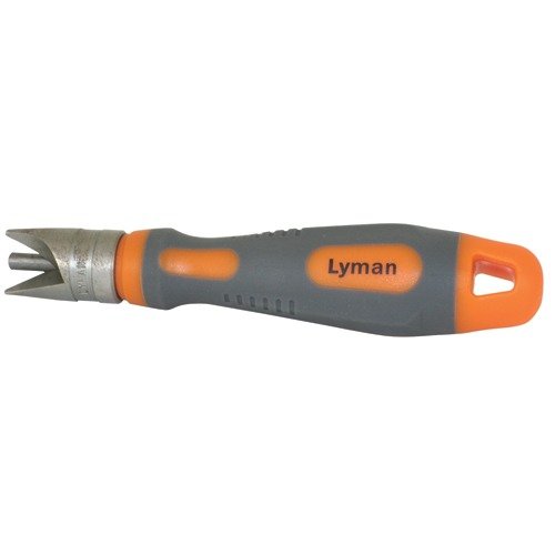 Entdecke den Lyman Outside Chamfer Tool 🛠️! Perfekt zum Entgraten von Hülsenmündern von .17 bis .45 Kaliber. Präzise und langlebig!