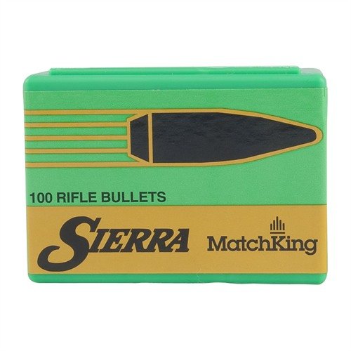 Entdecke die MatchKing 30 Kaliber (0.308") Flachbasis Geschosse 🎯 von Sierra für präzise Schüsse auf lange Distanz. Ideal für Wettkämpfe!