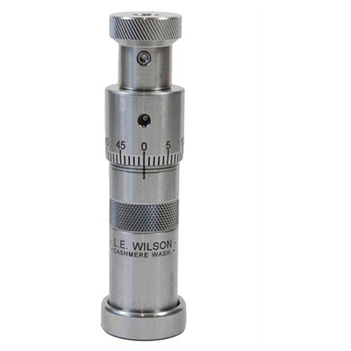 Entdecke die L.E. Wilson 6mm ARC Micrometer Top Bullet Seater Die für präzise Geschosssetz-Tiefen. 🔧 Robuste Edelstahlkonstruktion für optimale Ergebnisse!
