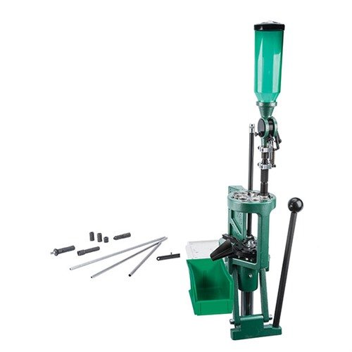 Steigere dein Reloading mit der RCBS Pro Chucker 7! 🚀 Sieben Stationen für maximale Effizienz und 600 Patronen pro Stunde. Hol dir die beste Presse!