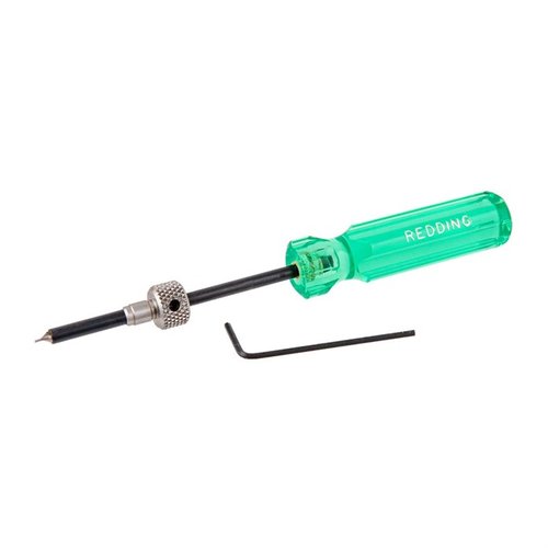 Entdecke das Redding Small Flash Hole Deburring Tool für .17 & .20 Kaliber 🔧. Perfekt für präzise Zündlöcher in deinem Gehäuse!