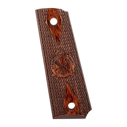 Verleih deiner Springfield 1911 mit den Cocobolo Cross Cannon Griffschalen ein einzigartiges Aussehen! 🌟 Ideal für Government und Commander Modelle.