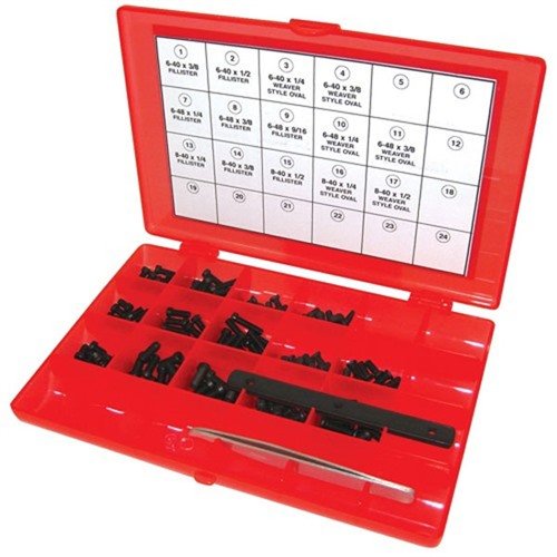Entdecke den MASTER GUNSMITH SCREW KIT mit 142 Teilen für präzise Montagen. 🔧 Hochwertige Schrauben und Zubehör für deine Projekte!