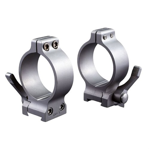 Entdecke die QUICK DETACH SCOPE RINGS von TALLEY! 🔍 Perfekte Passform für 1" Zielfernrohre mit schnellem Anbringen und Entfernen.
