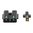 TRUGLO S&W M&P/SD9/SD40 TFX PRO SIGHT SET