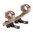 WARNE MFG. COMPANY 30MM ULTRA HIGH (1.435") 0 MOA QD MOUNT, DARK EARTH