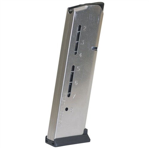 Entdecke das ELITE TACTCAL 1911 .45 ACP Magazin mit Polymer-Basis. 💪 Ultra-zuverlässig für Kampf, Wettkampf oder Selbstverteidigung!