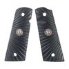 Hol dir die robusten 1911 G10 Grips von Wilson Combat! 🔥 Schwarz, Starburst-Design und perfekt für beidhändige Sicherheit. Jetzt entdecken!