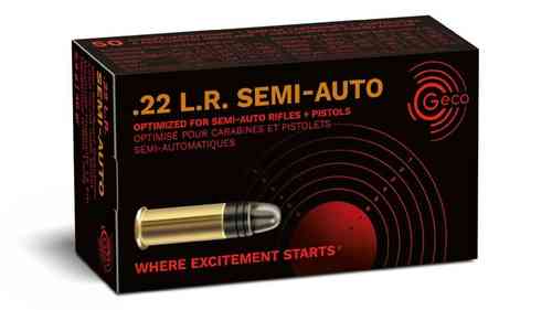 Die Geco Munition Semi-Auto Kal. .22 lr. 40Grain/2,6g bietet hohe Präzision und Zuverlässigkeit für dein Schießen. Perfekt für Sport und Training!