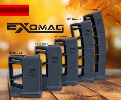 Das ExoMag von MEAN ARMS bietet dir eine zuverlässige 40-Round Kapazität, schnelle Nachladezeiten und eine robuste Bauweise für dein Schießerlebnis.